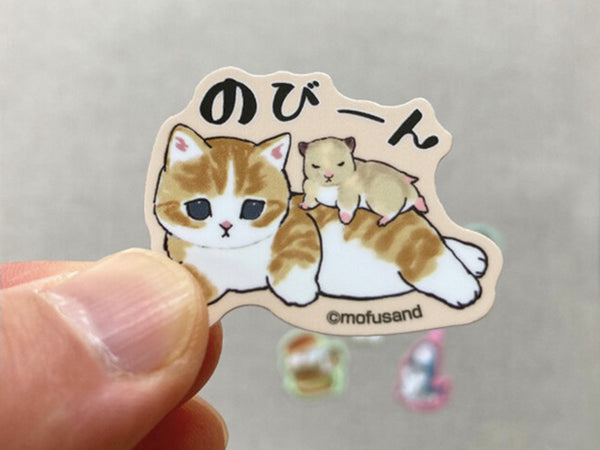 mofusand die-cut big sticker Vol.2 / Shiba – Little Happy Things