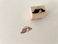 nonco hanco Rubber Stamp - Cat in Kotatsu