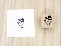 Japanese Wooden Rubber Stamp - Ghost