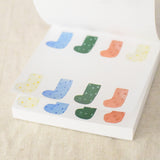 Seitousya Block Memo Pad - Socks