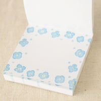 Seitousya Block Memo Pad - Flowers