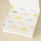 Seitousya Block Memo Pad - Umbrella