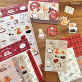 Furukawa x Kalita Square Masking Stickers / Afternoon (Rabbit)