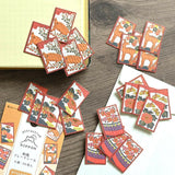 Traditional Japanese Flake Stickers / Hanafuda