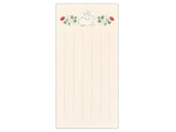 Retro Modern Memo Pad / Writing Paper - Strawberry Rabbit