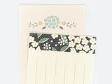 Retro Modern Memo Pad / Writing Paper - Flower Ball