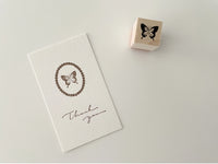 nonco hanco Rubber Stamp -Butterfly