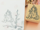 Sirusu Rubber Stamp / Spring Fairy Daisy