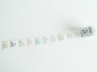 YOHAKU Transparent PET Roll Stickers / P-007 Letter (テガミ)