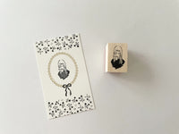 nonco hanco Rubber Stamp - Writing Girl (L)