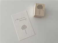 nonco hanco Rubber Stamp - Annabelle Hydrangea