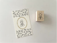 nonco hanco Rubber Stamp - Letter Girl (L)