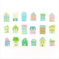 Bande Japanese Washi Masking Roll Stickers - Cute Houses