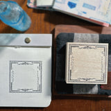 Nonnlala Original Rubber Stamp - Decorative Frame