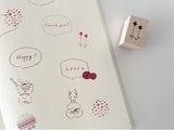 nonco hanco Rubber Stamp - Flower