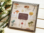 Picture book Style memo note paper set with case / Mushroom