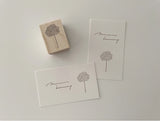 nonco hanco Rubber Stamp - Annabelle Hydrangea