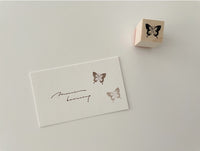 nonco hanco Rubber Stamp -Butterfly