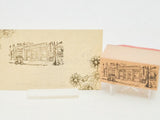 Sirusu Rubber Stamp / Landscape with Bicycles