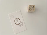 nonco hanco Rubber Stamp -Dots