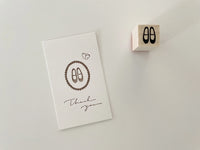 nonco hanco Rubber Stamp -Black Shoes