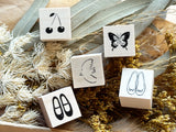 nonco hanco Rubber Stamp -Butterfly