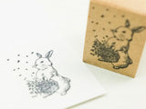 Sirusu Rubber Stamp / Wild Rabbit's Flower Basket