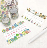 Bande Japanese Washi Masking Roll Stickers - Cute Houses