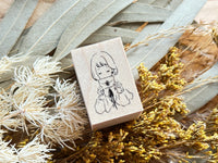 nonco hanco Rubber Stamp - Letter Girl (S)