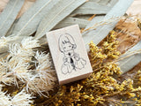 nonco hanco Rubber Stamp - Letter Girl (S)