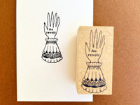 Kinotorico Original Wooden Rubber Stamp / Hand