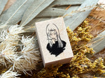 nonco hanco Rubber Stamp - Writing Girl (L)