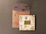 Picture book Style memo note paper set with case / Wild Flower