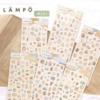 "Lampo Mini" Sheet of Stickers / Night Cat