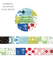 Seitousya 15th Anniversary Japanese Washi Masking Tape / Archive 2009-2010