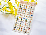 Event Schedule Tracing Paper Sheet of Stickers - Cat