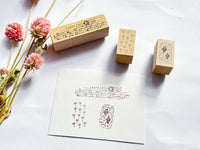 Oeda Letterpress Original Stamp - Flowers