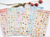 Yummy!  Sheet of Stickers /  Bear