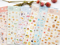 Yummy!  Sheet of Stickers /  Bear