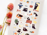 Suatelier Sheet of Sticker / Cats Catch