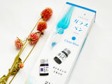 KOMAMONO Glass Pen Set / Clear Blue