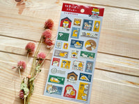 Shibanban Shibainu Stamp-like Sheet of Stickers