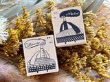 Kinotorico Original Wooden Rubber Stamp / Blanche