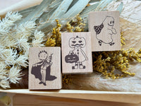 Japanese Wooden Rubber Stamp - Ghost