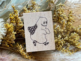 Japanese Wooden Rubber Stamp - Ghost