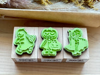 Japanese Wooden Rubber Stamp - Ghost