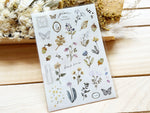 Pion Sheet of Stickers / Spring (花果)