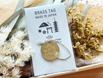 Traveler's Factory Original Brass Tag Charm / Kyoto Incos