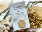 Traveler's Factory Original Brass Tag Charm / Mountain Fuji