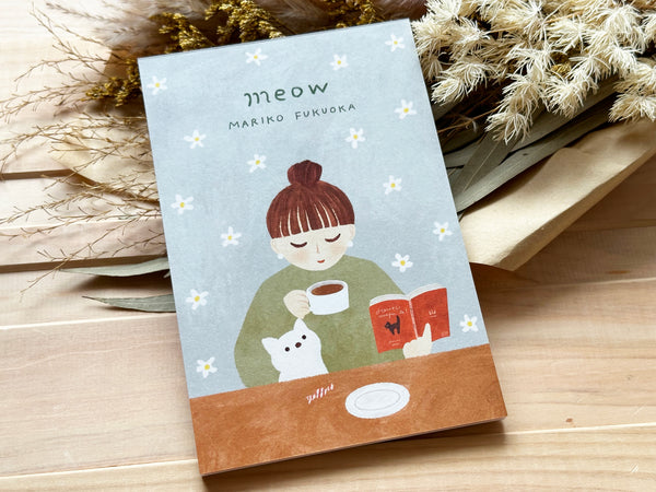 Mariko Fukuoka Postcard Booklet / Meow